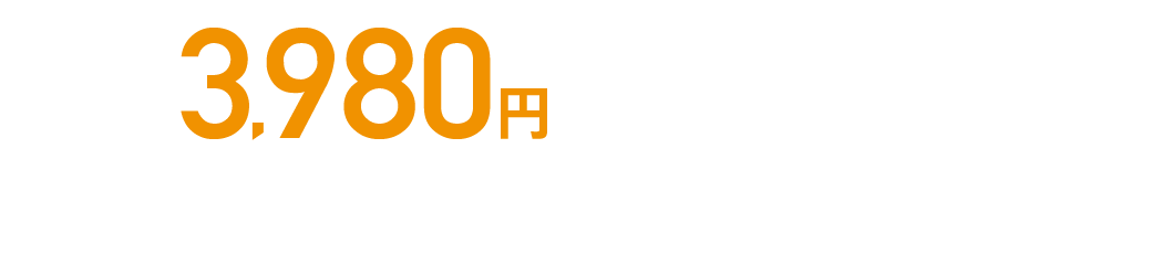 3,980円で本格的なトレーニングが出来る！