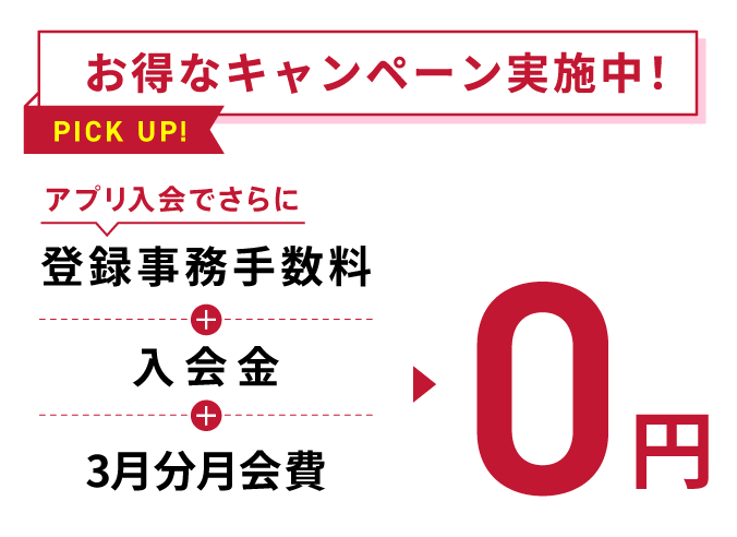 お得なキャンペーン実施